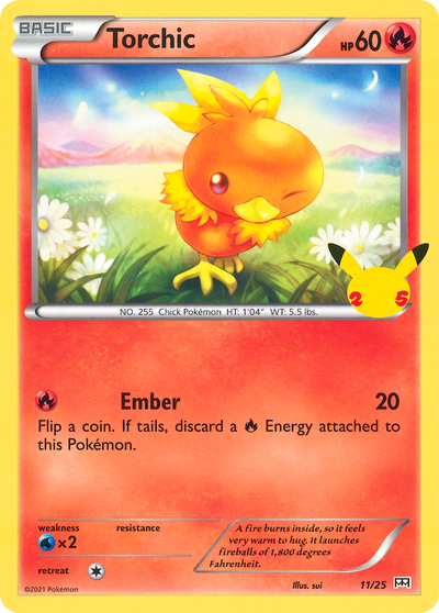 Torchic (11/25) [McDonald's 25th Anniversary] 