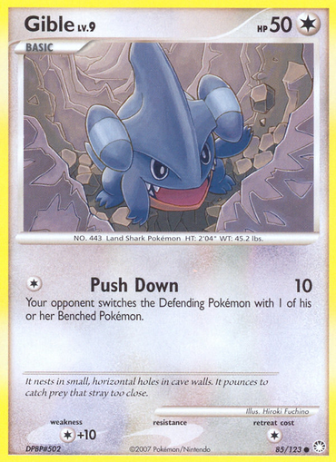 Gible (85/123) [Diamond & Pearl: Mysterious Treasures]