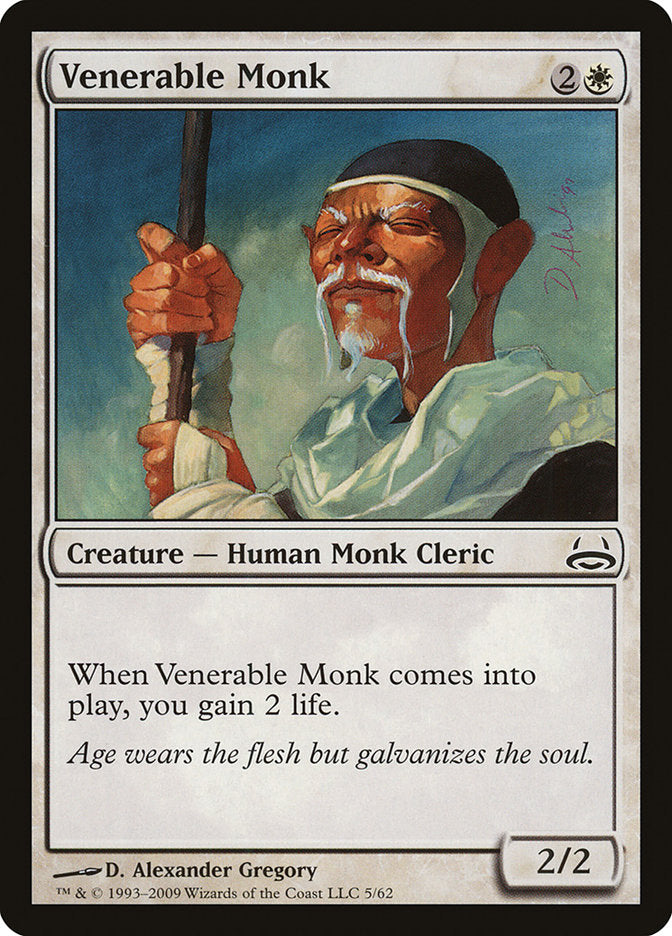 Venerable Monk [Duel Decks: Divine vs. Demonic] 