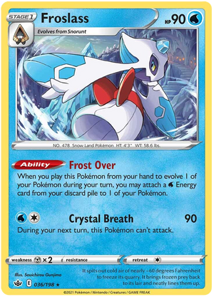 Froslass (036/198) [Sword & Shield: Chilling Reign]