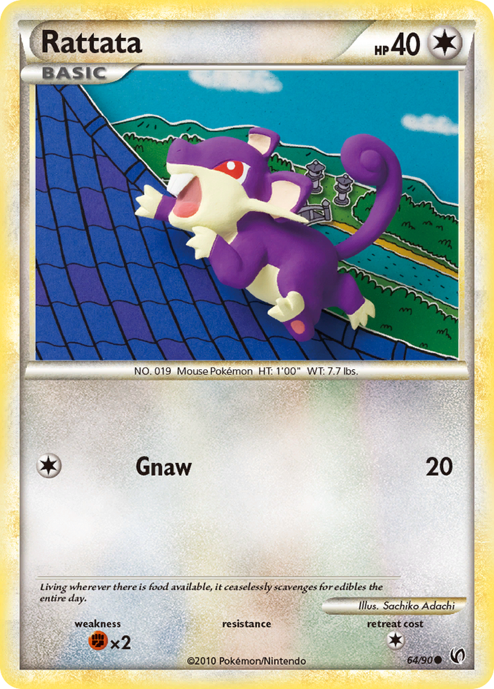 Rattata (64/90) [HeartGold &amp; SoulSilver: Undaunted] 