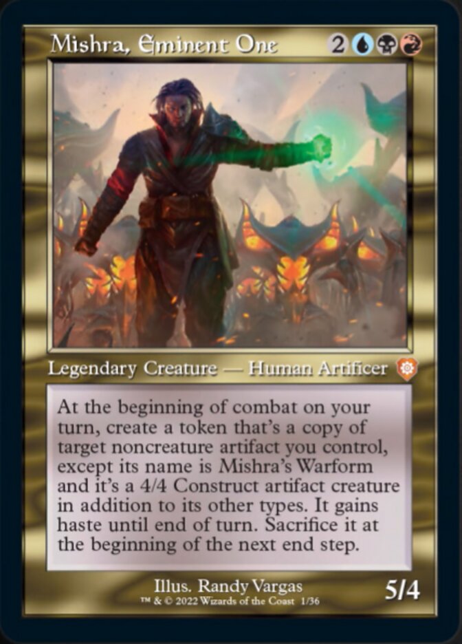 Mishra, Eminent One (001) (Retro) [The Brothers' War Commander] 