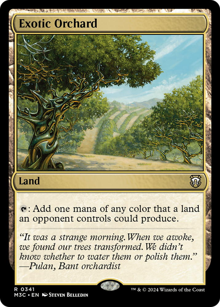 Exotic Orchard (Ripple Foil) [Modern Horizons 3 Commander] 