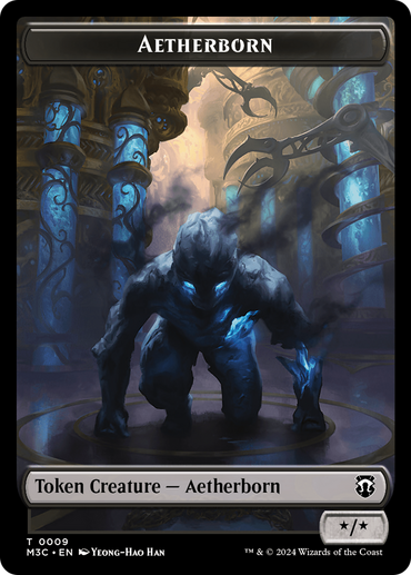 Aetherborn // Servo Double-Sided Token [Modern Horizons 3 Commander Tokens] 