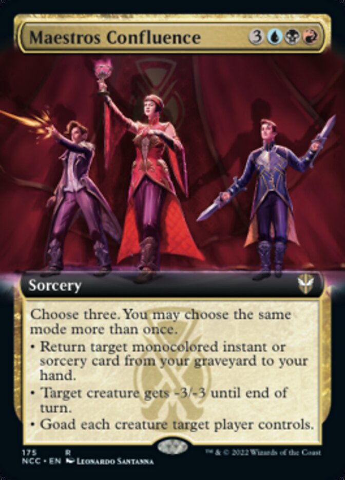 Maestros Confluence (Extended Art) [Streets of New Capenna Commander] 