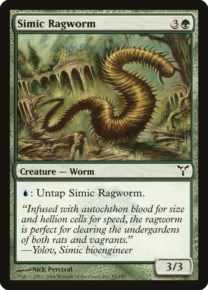 Simic Ragworm [Dissension] 