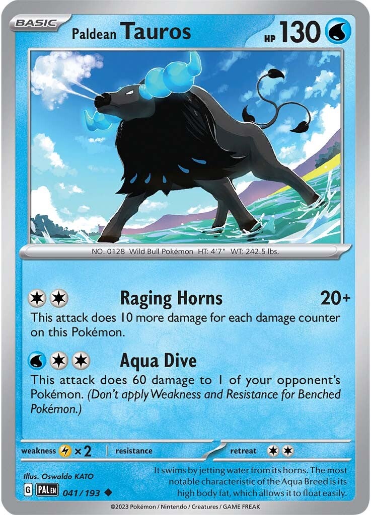 Paldean Tauros (041/193) [Scarlet & Violet: Paldea Evolved] 