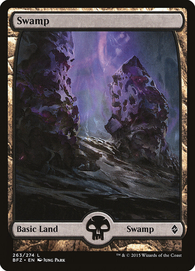 Swamp (263) (Full Art) [Battle for Zendikar] 