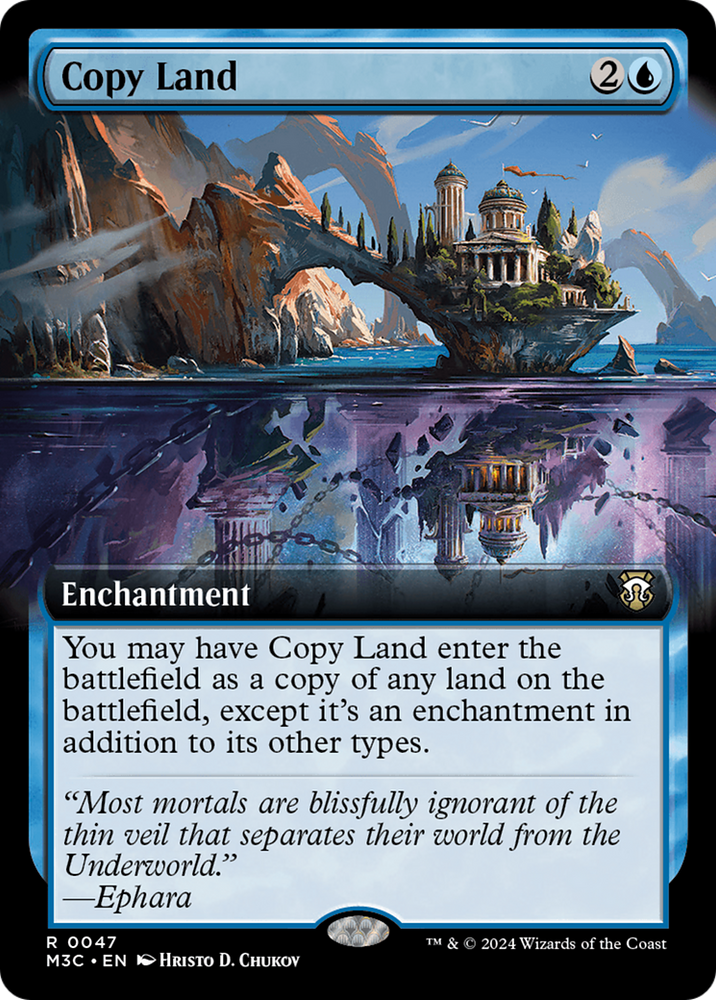 Copy Land (Extended Art) [Modern Horizons 3 Commander] 