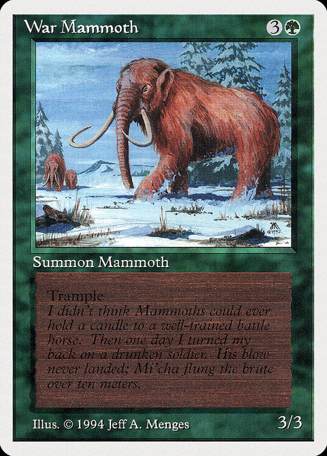 War Mammoth [Summer Magic / Edgar] 