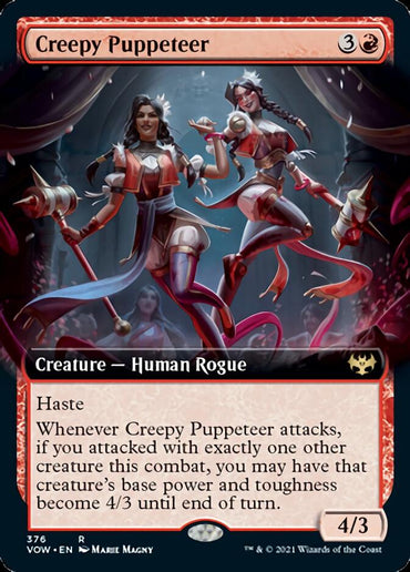 Creepy Puppeteer (Extended Art) [Innistrad: Crimson Vow] 