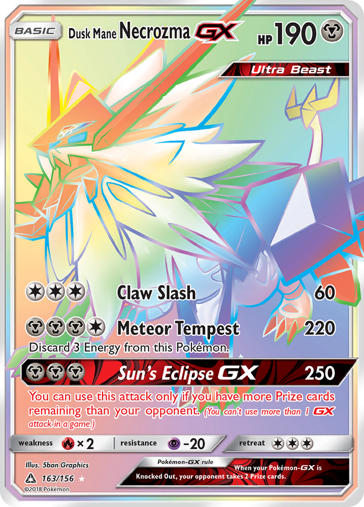 Dusk Mane Necrozma GX (163/156) [Sun &amp; Moon: Ultra Prism] 