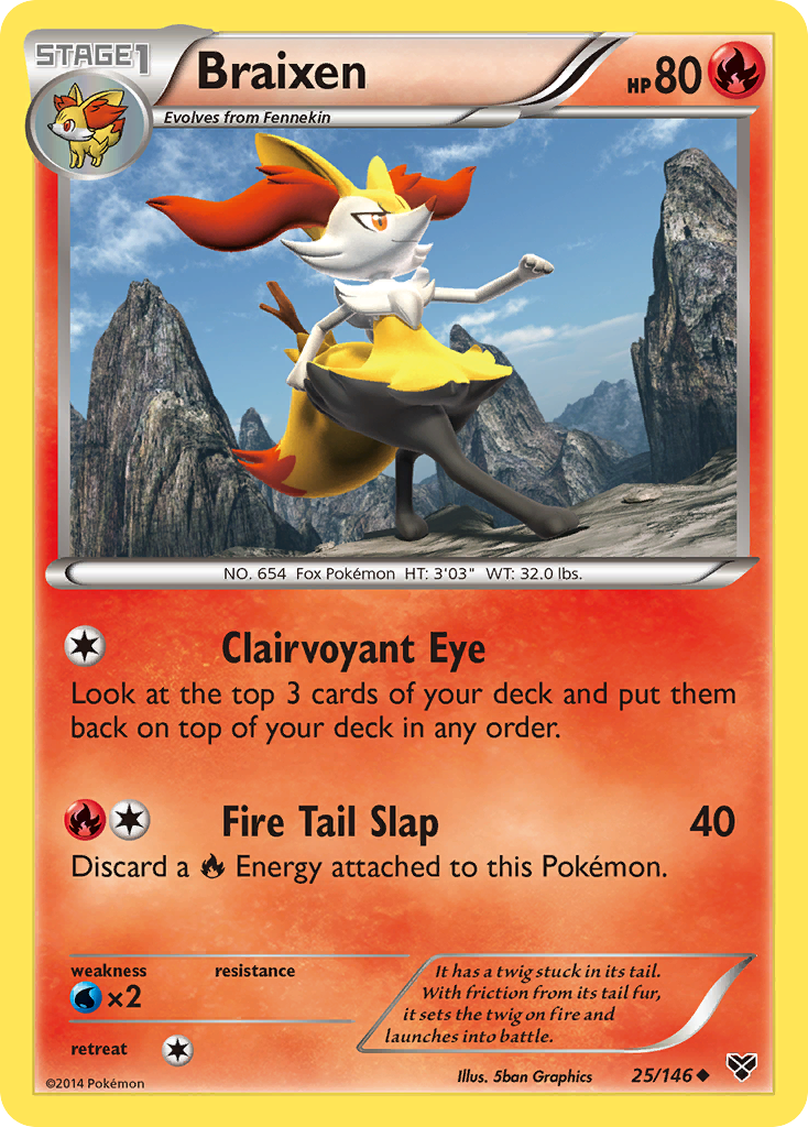 Braixen (25/146) [XY: Base Set] 