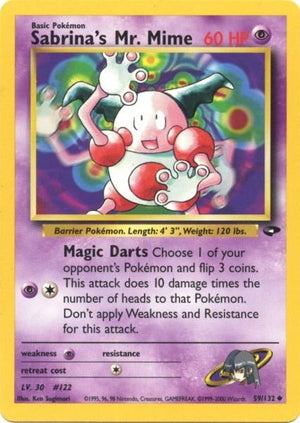 Sabrina's Mr. Mime (59/132) [Gym Challenge Unlimited] 