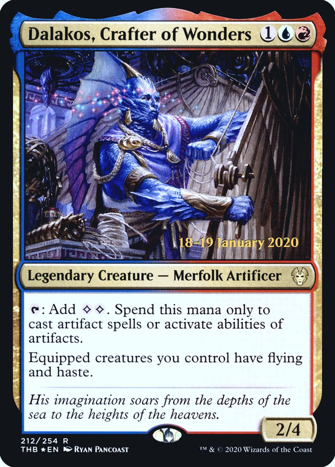 Dalakos, Crafter of Wonders [Theros Beyond Death Prerelease Promos] 