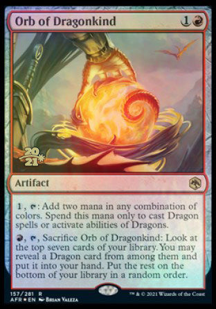 Orb of Dragonkind [Dungeons &amp; Dragons: Adventures in the Forgotten Realms Prerelease Promos] 