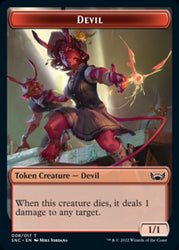 Devil // Citizen Double-Sided Token [Streets of New Capenna Tokens] 