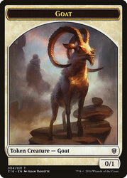 Goat // Thopter Double-Sided Token [Commander 2016 Tokens]