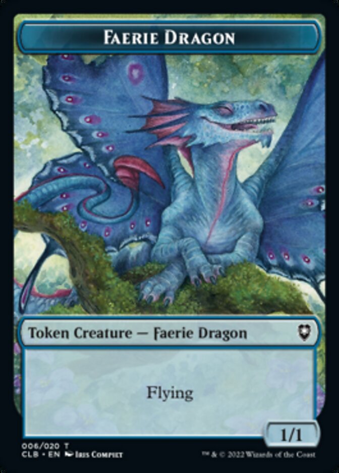 Faerie Dragon Token [Commander Legends: Battle for Baldur's Gate Tokens] 