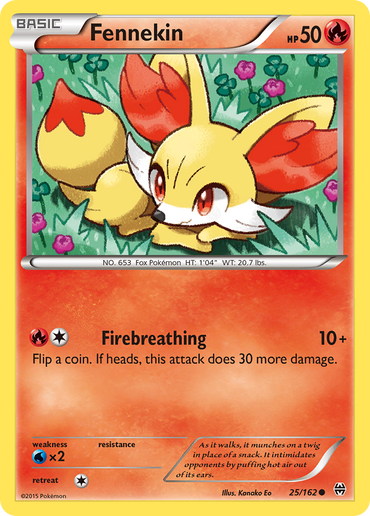 Fennekin (25/162) [XY: BREAKthrough] 