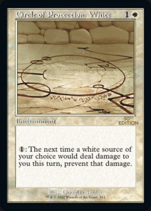 Circle of Protection: White (Retro) [30th Anniversary Edition] 