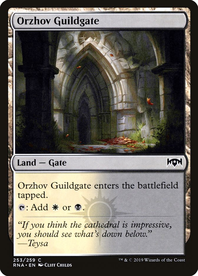 Orzhov Guildgate (253/259) [Ravnica Allegiance] 