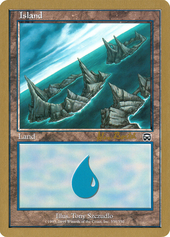 Island (ab338a) (Alex Borteh) [World Championship Decks 2001] 