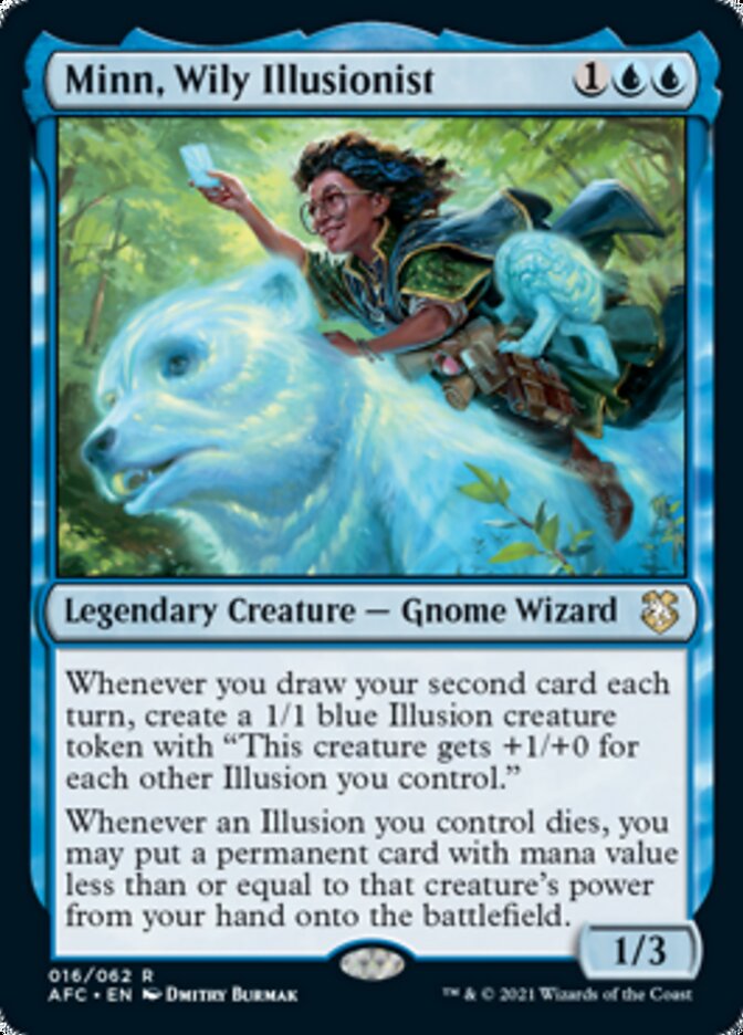 Minn, Wily Illusionist [Dungeons &amp; Dragons: Adventures in the Forgotten Realms Commander] 