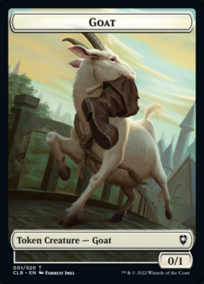 Goat Token [Commander Legends: Battle for Baldur's Gate Tokens] 