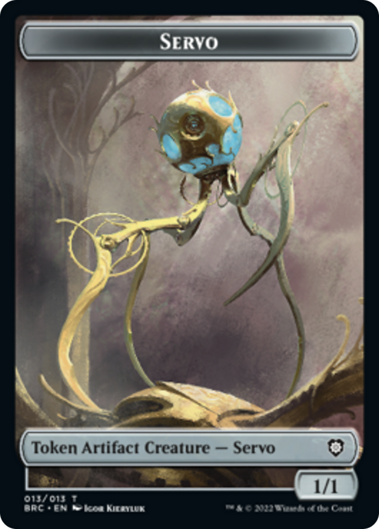 Servo // Eldrazi Double-Sided Token [The Brothers' War Commander Tokens]