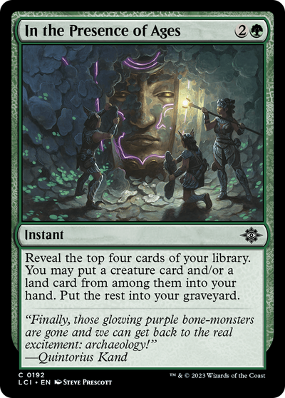 In the Presence of Ages [The Lost Caverns of Ixalan] 