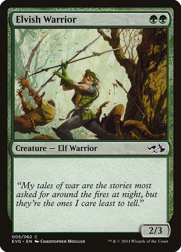 Elvish Warrior (Elves vs. Goblins) [Duel Decks Anthology] 