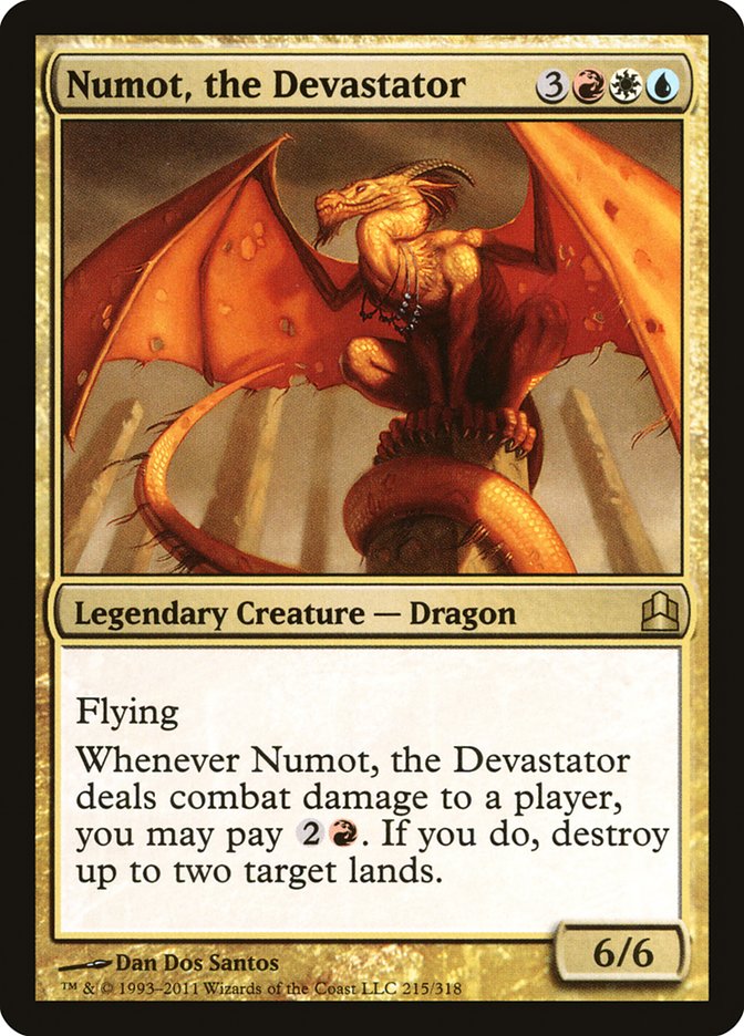 Numot, the Devastator [Commander 2011] 