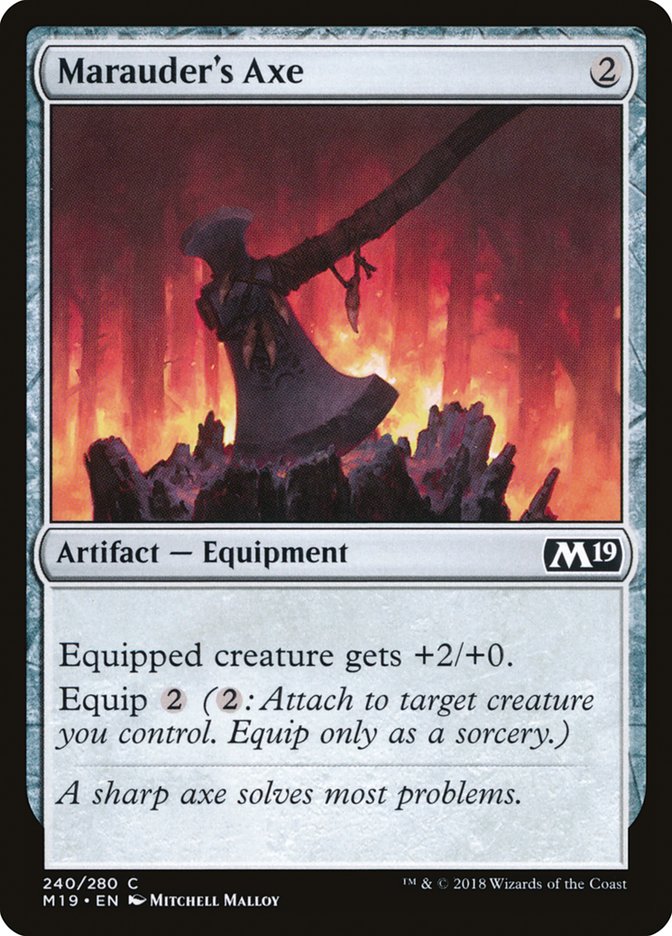 Marauder's Ax [Core Set 2019] 