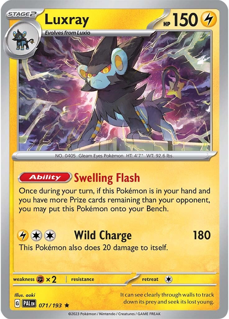 Luxray (071/193) [Scarlet & Violet: Paldea Evolved] 