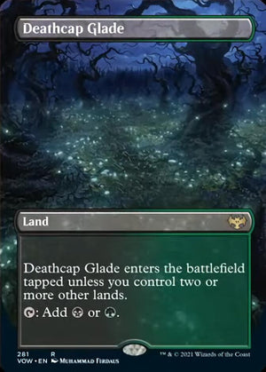 Deathcap Glade (Borderless Alternate Art) [Innistrad: Crimson Vow] 