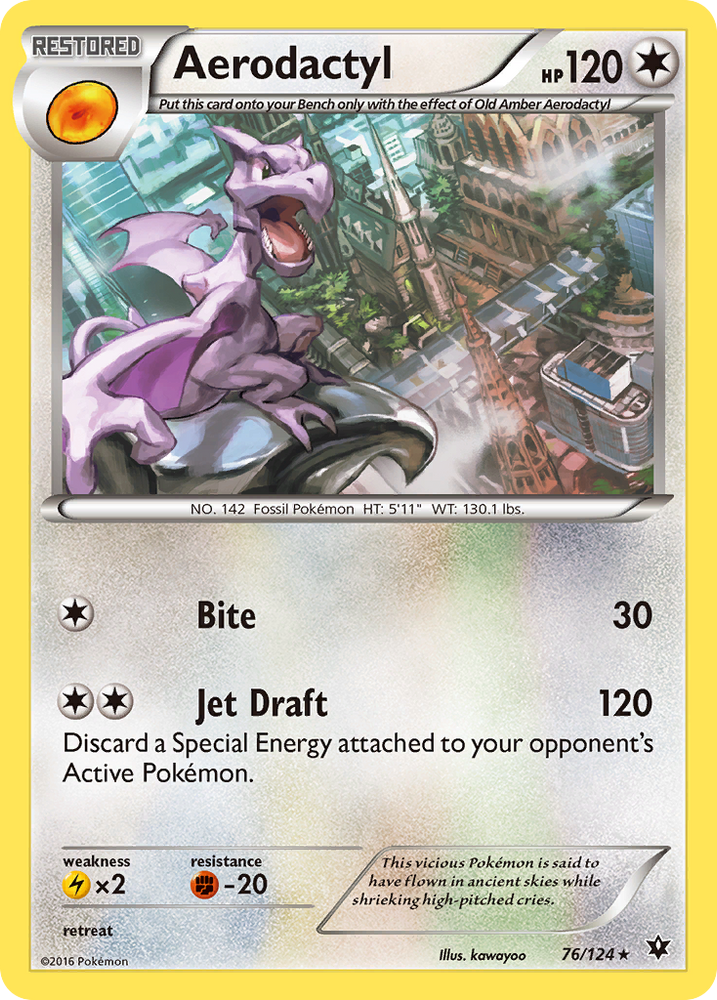 Aerodactyl (76/124) [XY: Fates Collide] 