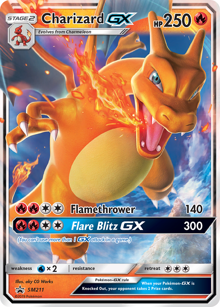 Charizard GX (SM211) [Sun & Moon: Black Star Promos] 