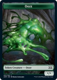 Ooze // Tuktuk the Returned Double-Sided Token [Double Masters Tokens] 