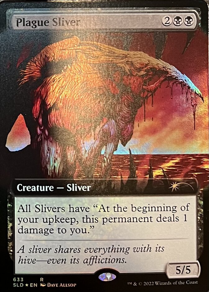 Plague Sliver (Extended Art) [Secret Lair Drop Promos]