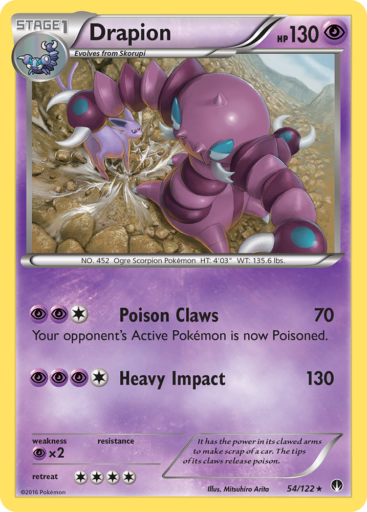 Drapion (54/122) [XY: BREAKpoint] 