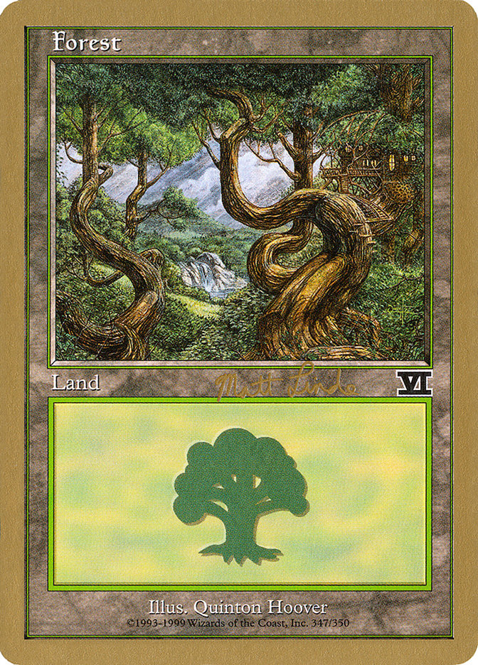 Forest (ml347b) (Matt Linde) [World Championship Decks 1999] 