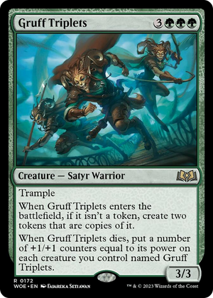 Gruff Triplets [Wilds of Eldraine] 