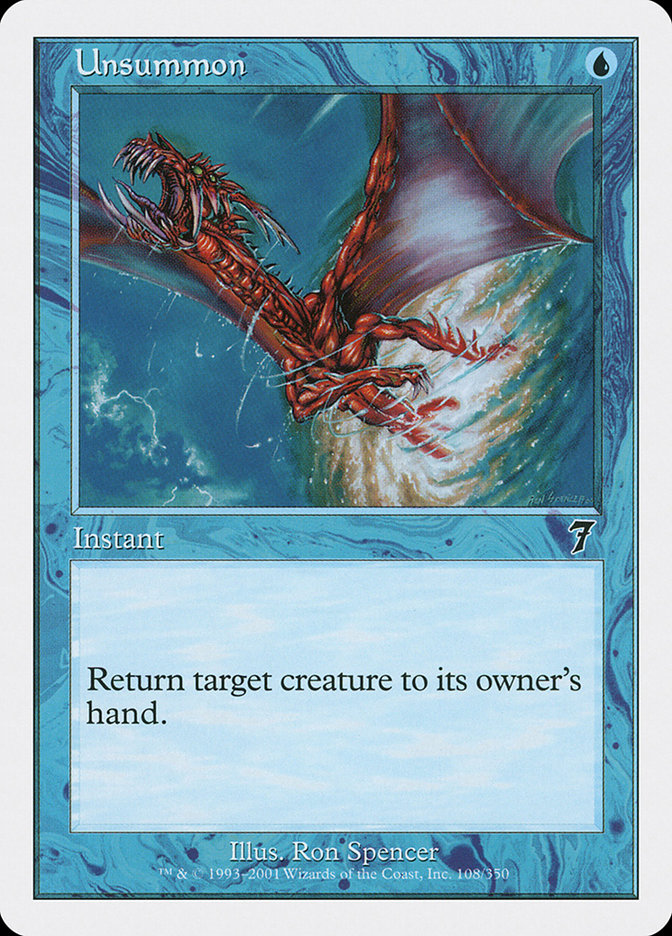 Unsummon [Seventh Edition] 