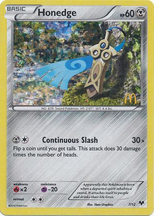 Honedge (7/12) [McDonald's Promos: 2014 Collection] 