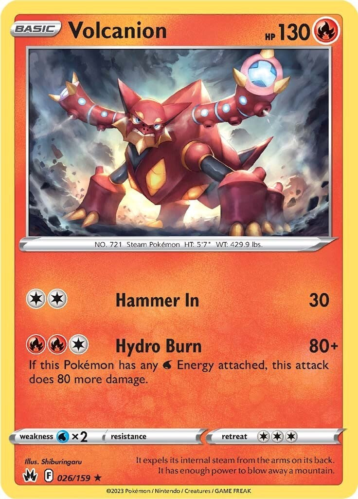 Volcanion (026/159) [Sword & Shield: Crown Zenith] 