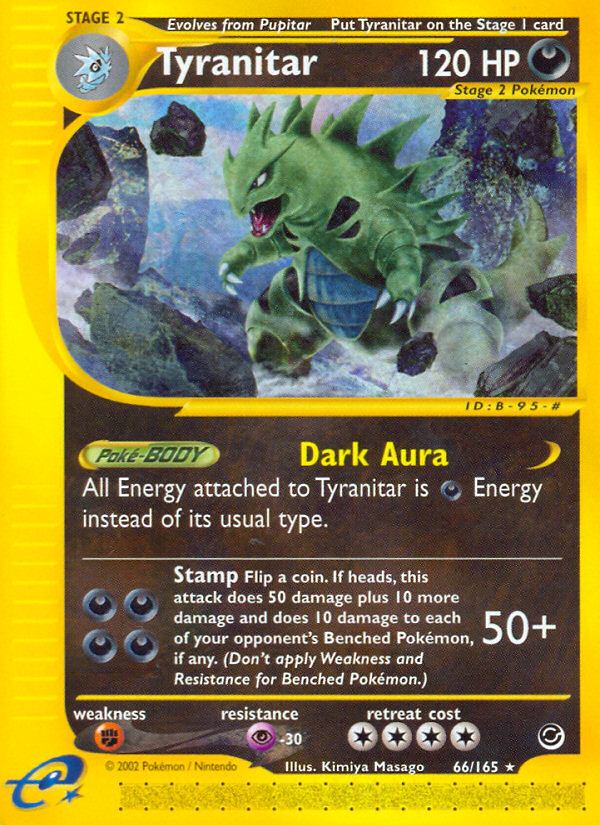 Tyranitar (66/165) [Expedition: Base Set] 