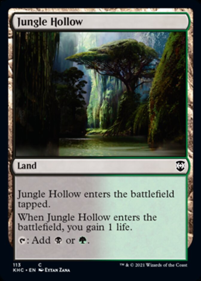 Jungle Hollow [Kaldheim Commander] 