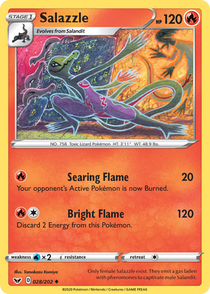 Salazzle (028/202) [Sword &amp; Shield: Base Set] 