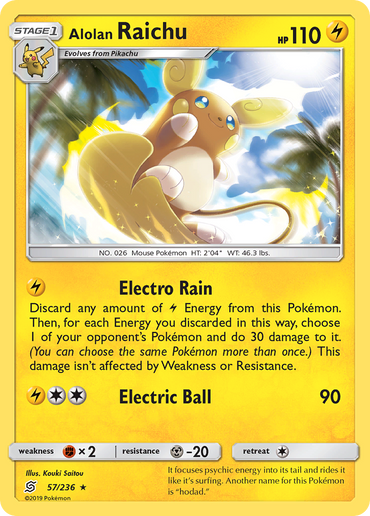 Alolan Raichu (57/236) [Sun &amp; Moon: Unified Minds] 